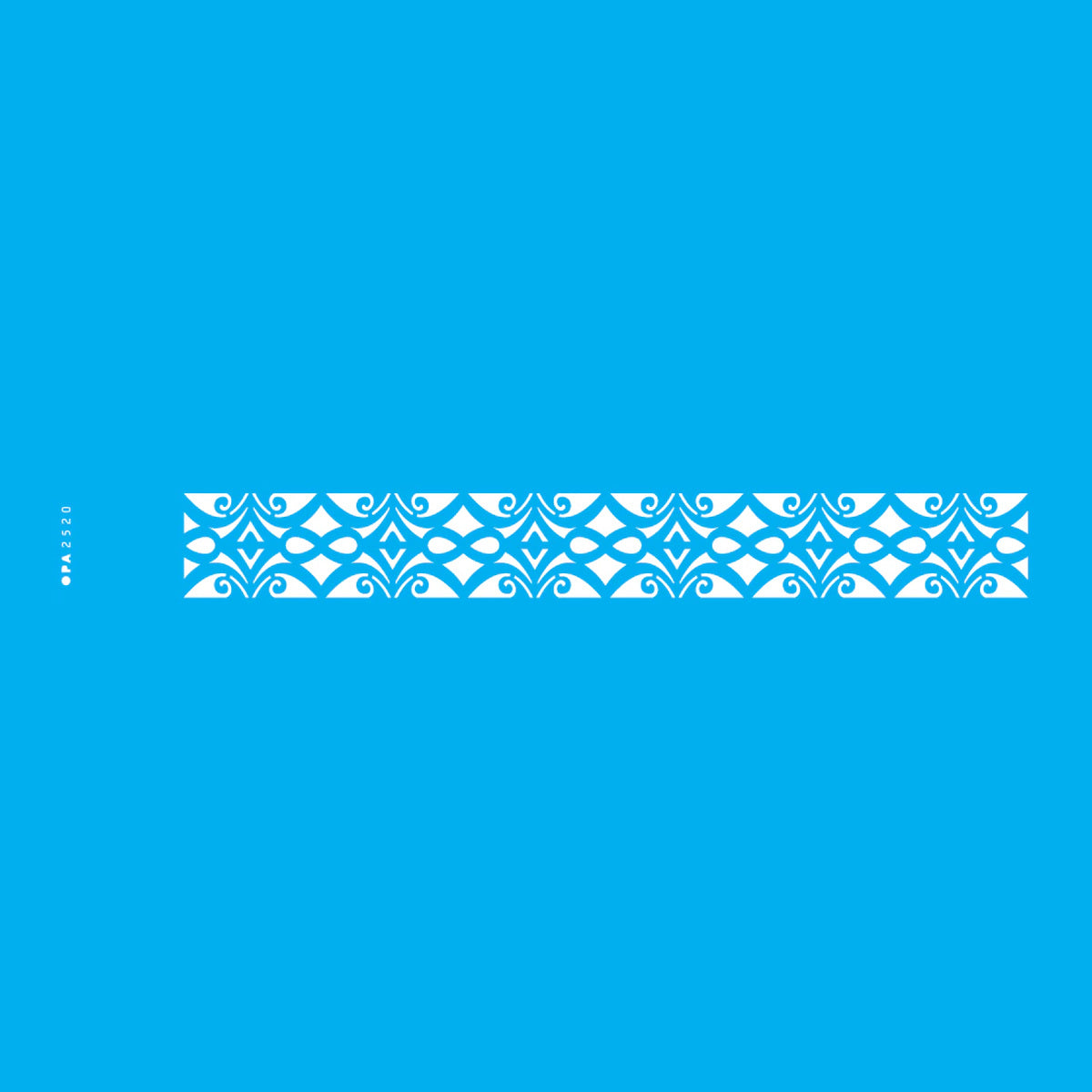 Stencil Arabesco Colonial Ii 4x30cm para Pintura Decorativa e Artesanato 2520 - Opa