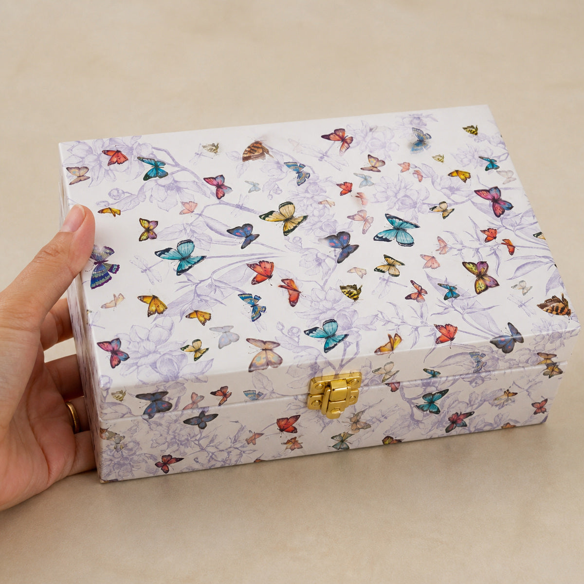 Papel de Seda Opapel Estampa Borboletas I 30x45cm para Decoupage e Artesanato 2523 - Opa