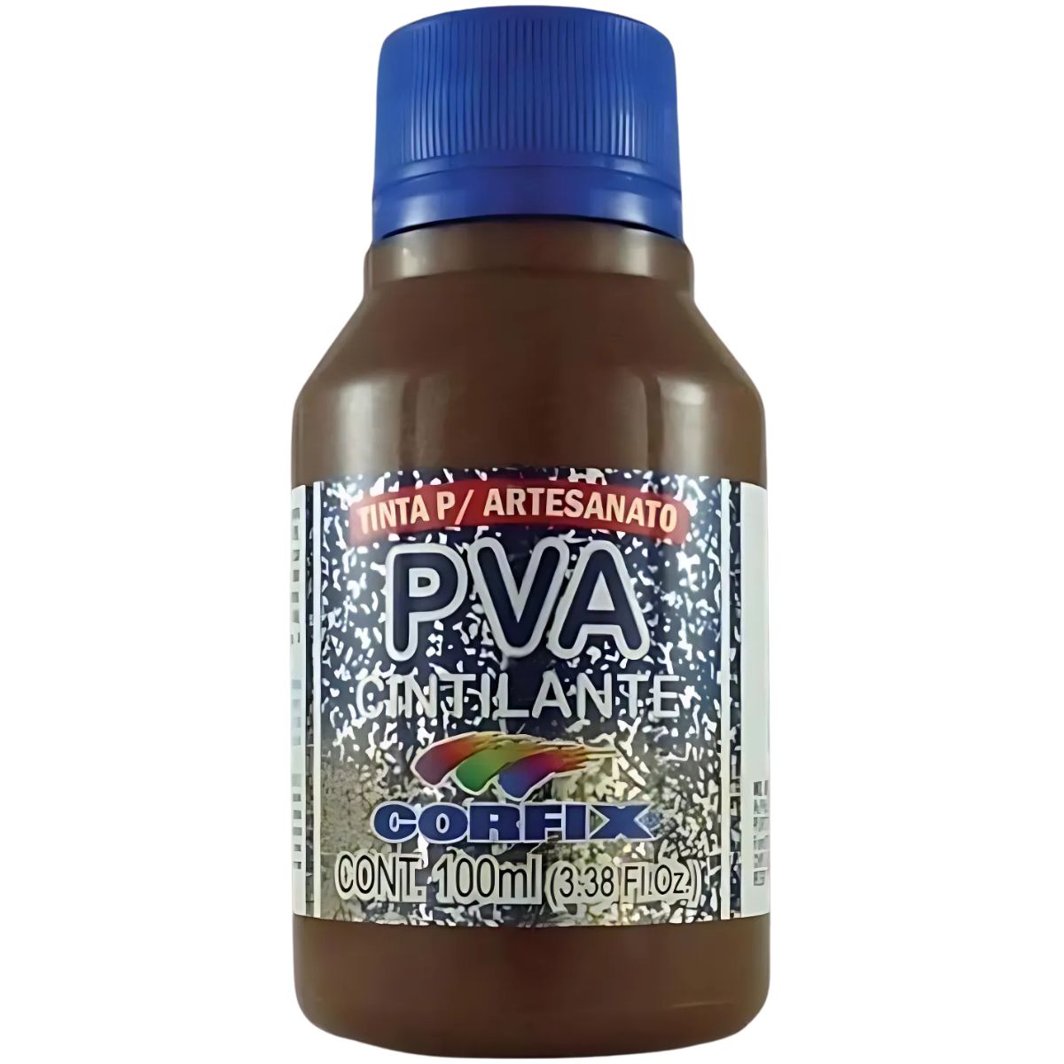 Tinta PVA Para Artesanato Corfix Cintilante 100ml - 16121