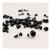Olho Preto 8mm para Amigurumi e Bonecos Artesanais - Círculo