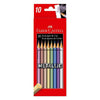 Estojo Lápis de Cor Ecolápis Metallic 10 Cores - Faber-castell 120410g