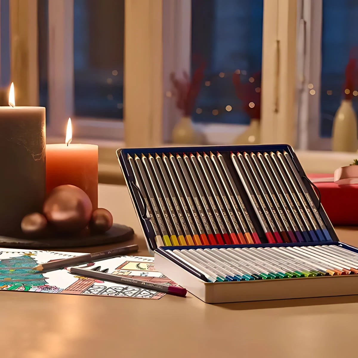Estojo Lápis de Cor Aquarelável Goldfaber 24 Cores - Faber-castell 114624