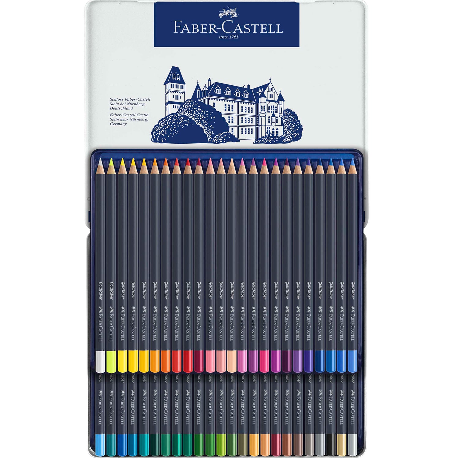 Estojo Lápis de Cor Permanente Goldfaber 48 Cores - Faber-castell 114748