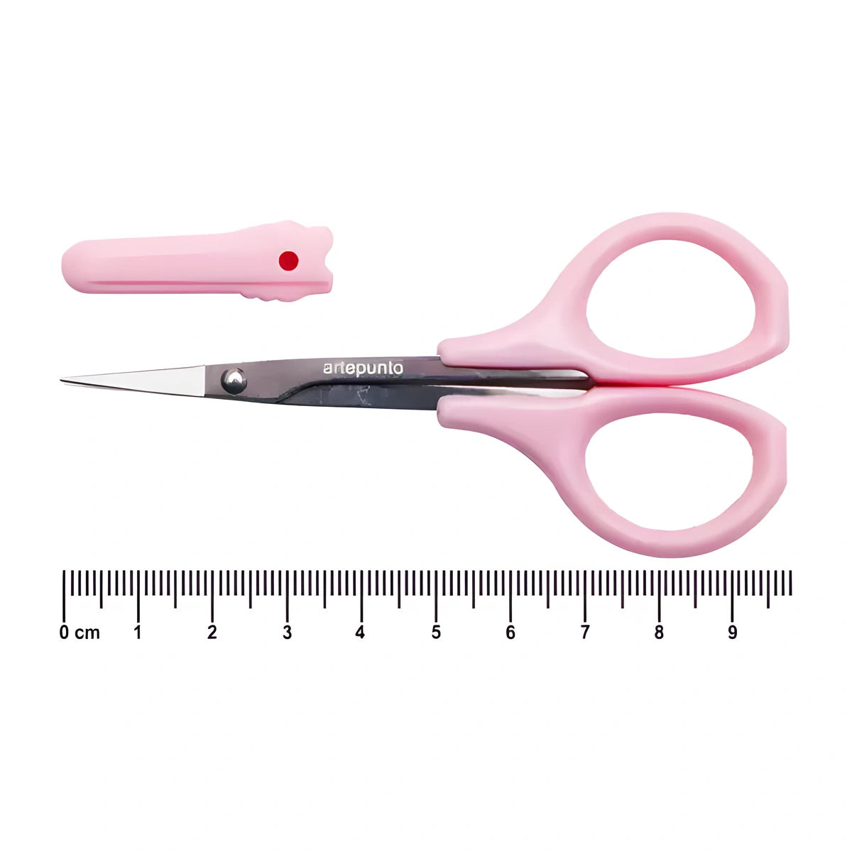 Tesoura para Bordar Ponta Reta Rosa 9,8cm - Artepunto