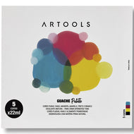 Estojo Tinta Guache Palette 22ml com 5 Cores Artools 610634
