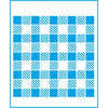 Stencil Médio Xadrez Iii 17x21cm para Pintura Decorativa e Artesanato Stm-559 - Litoarte