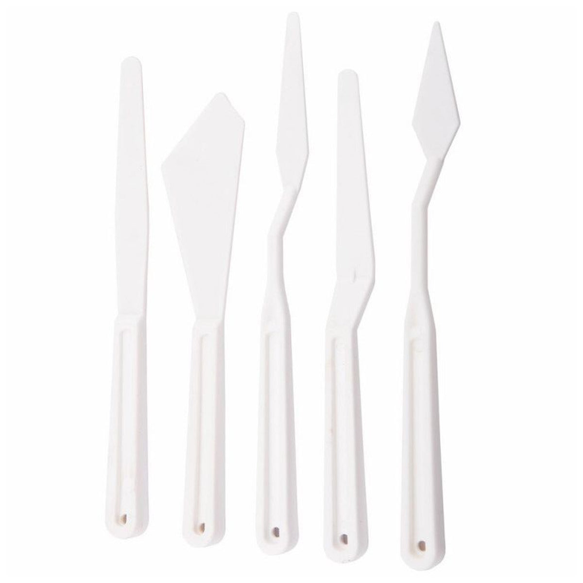 Kit Espátula Plástico Sinoart com 5 Peças