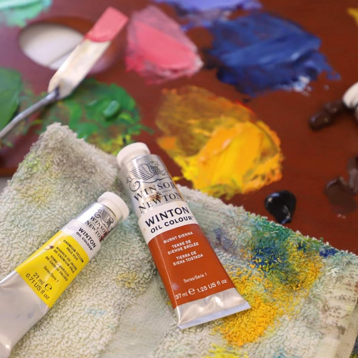 Estojo Tinta Óleo Winton Winsor & Newton com 12 Peças