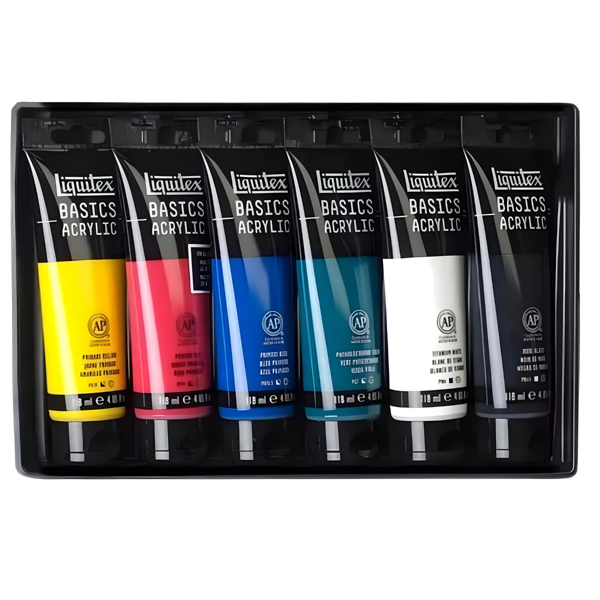 Estojo de Tinta Acrilica Liquitex Basics 22ml com 06 Cores