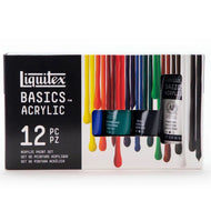 Estojo de Tinta Acrílica Liquitex Basics 22ml com 12 Cores