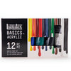 Estojo de Tinta Acrílica Liquitex Basics 22ml com 12 Cores
