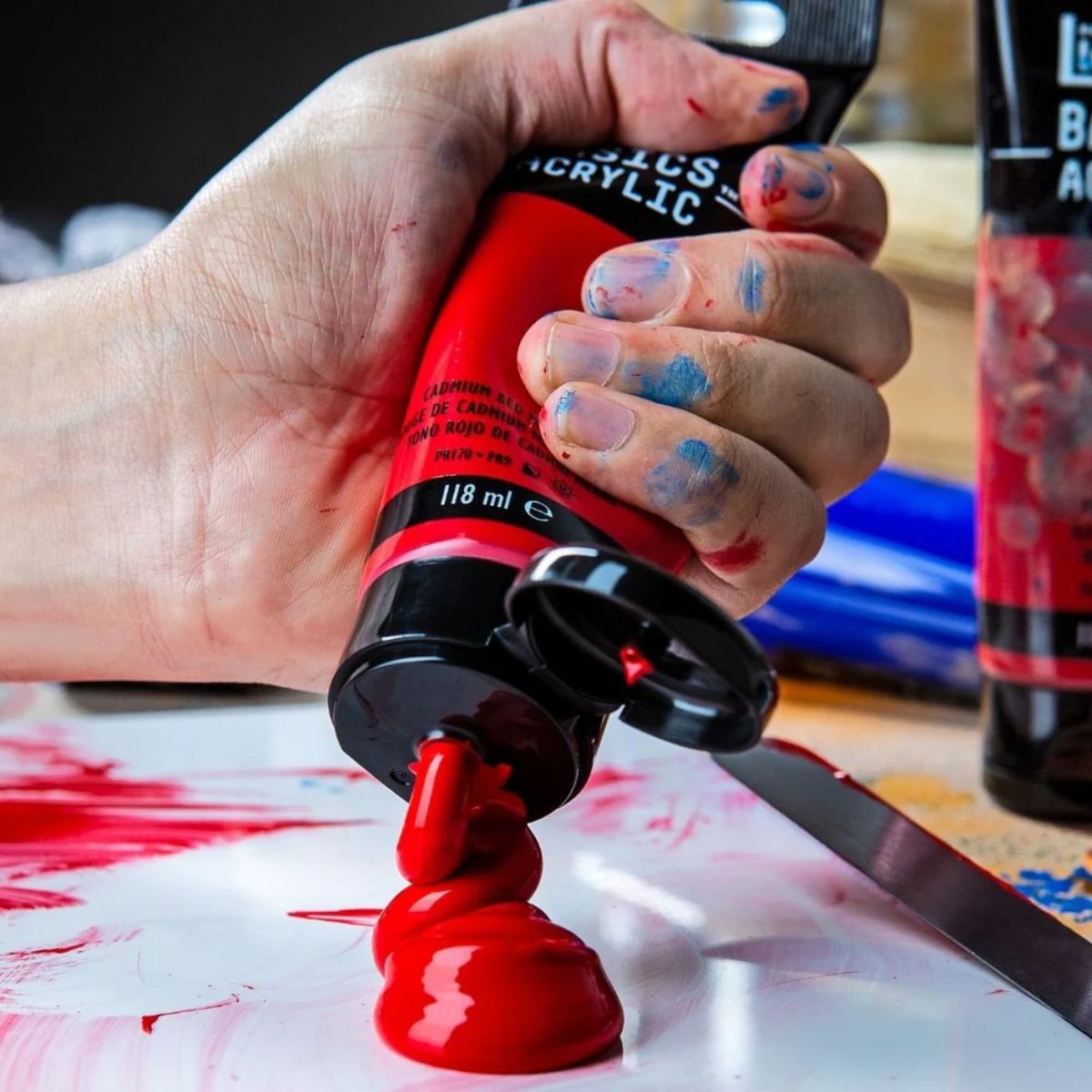Estojo de Tinta Acrílica Liquitex Basics 118ml com 6 Cores