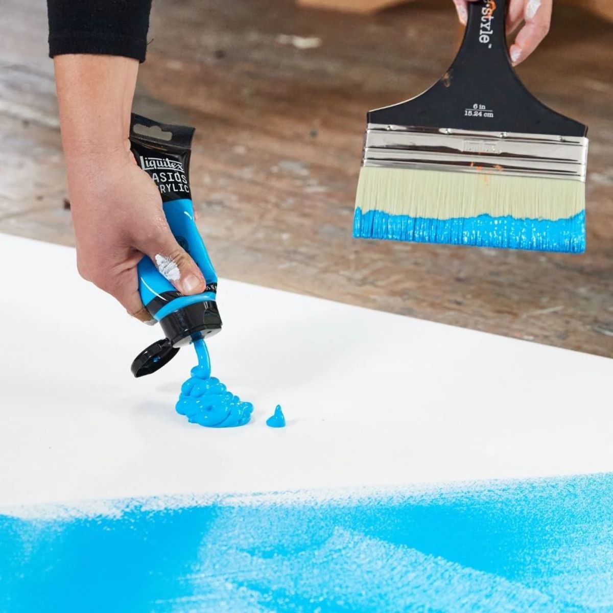 Estojo de Tinta Acrílica Liquitex Basics 118ml com 6 Cores
