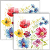 Guardanapo para Decoupage Ambiente 33x33cm com 2 Unidades - Papoulas