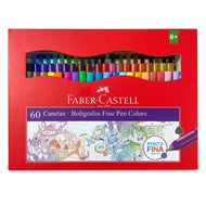 Estojo Caneta Fine Pen Colors 0,4mm com 60 Cores - Faber-castell Fpb/es60zf