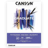Bloco Canson Graduate Multi Técnica 200 g/m² 20 Folhas Branco