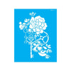 Stencil Opa 20x25cm - Steampunk Art Rosa e Engrenagem - 3116