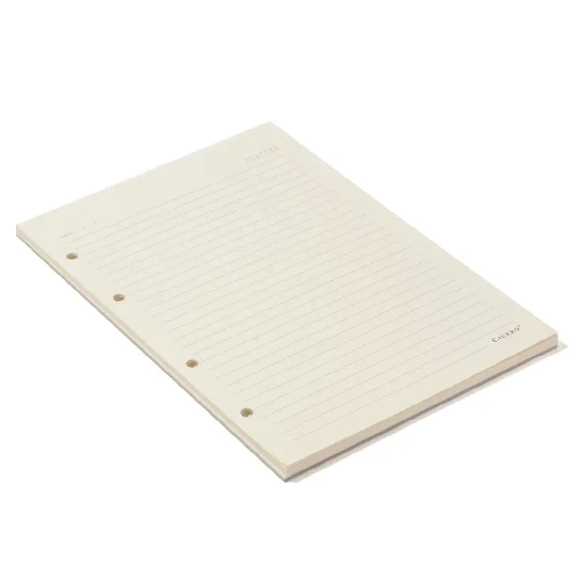 Refil Caderno Criativo Cicero 17x24cm Pólen Pautado com 40 Folhas