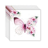 Guardanapo para Decoupage Ambiente 33x33cm com 20 Unidades - Butterfly Flowers