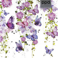 Guardanapo para Decoupage Ambiente 33x33cm com 20 Unidades - Butterfly Splash