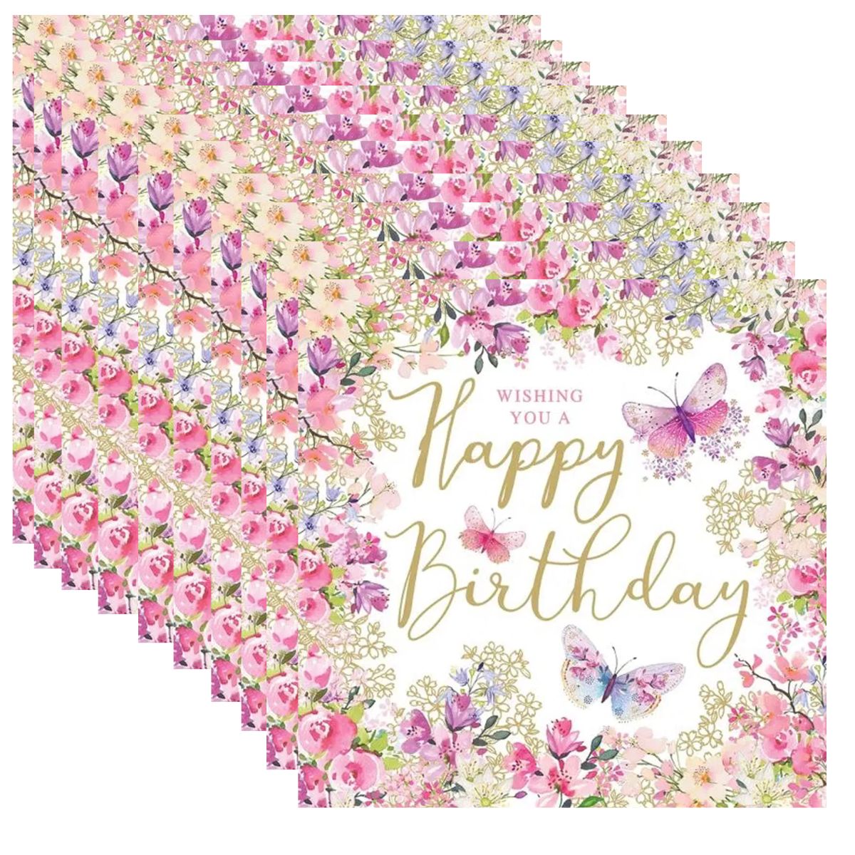 Guardanapo para Decoupage Ambiente 33x33cm com 20 Unidades - Desejos de Feliz Aniversário