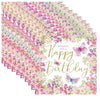 Guardanapo para Decoupage Ambiente 33x33cm com 20 Unidades - Desejos de Feliz Aniversário