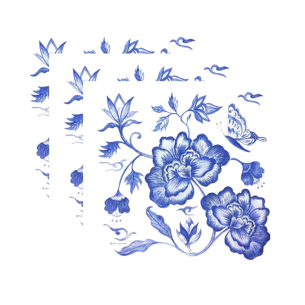 Guardanapo para Decoupage Paperdesign 33x33cm com 20 Unidades - Princess Peony