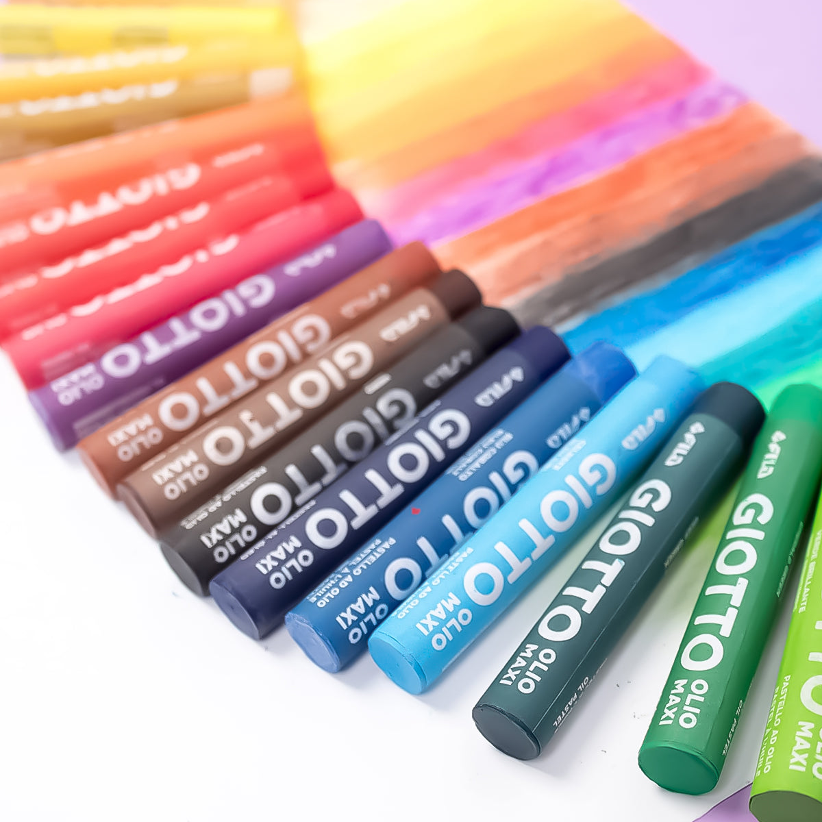 Estojo de Giz de Cera Giotto Pastel Oleoso Maxi 48 Cores 293200