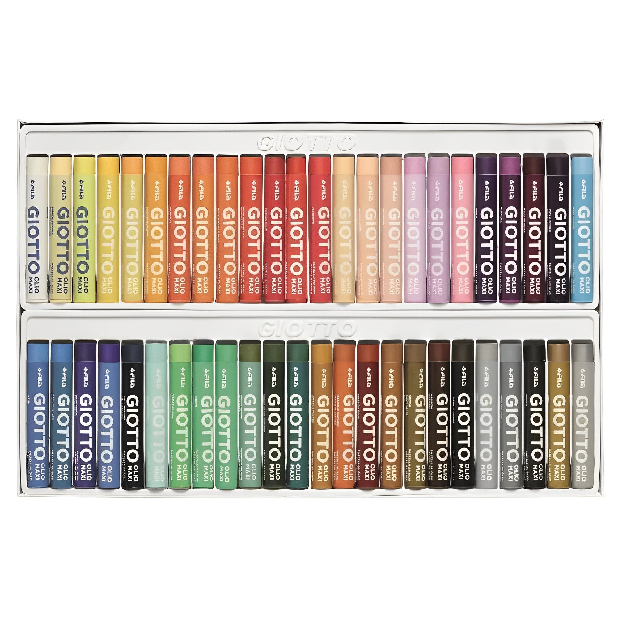Estojo de Giz de Cera Giotto Pastel Oleoso Maxi 48 Cores 293200