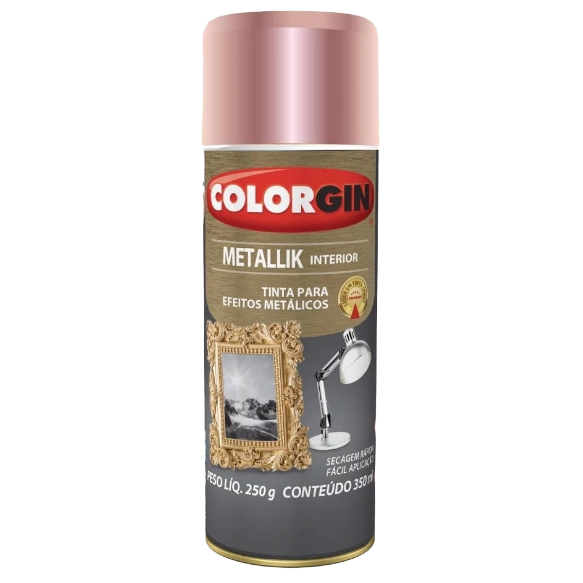 Color Gim Tinta Spray Colorgin Metallik 350ml – Mundo do Artista