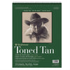 Bloco Papel Strathmore Toned Sketch Tan 118gr 27,9x35,6cm 24 Folhas Marrom