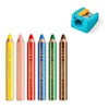 Estojo de Lápis de Cor Staedtler Buddy Noris Junior com 6 Cores