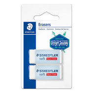 Borracha Staedtler Soft Dust Free 43x19x13mm com 2 Unidades