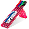 Estojo de Caneta Staedtler Triplus Permanente 0.3Mm com 04 Cores