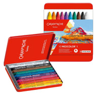 Estojo Giz Pastel Oleoso Caran D'ache Neocolor I com 10 Cores