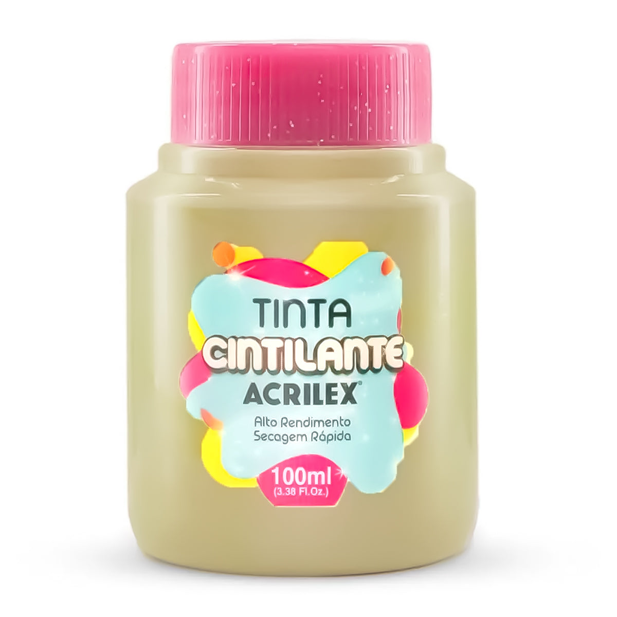 Tinta Pva para Artesanato Acrilex Cintilante 100ml