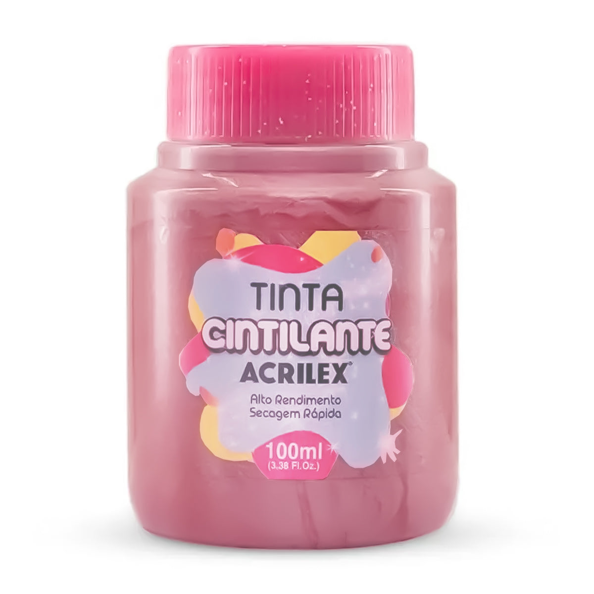 Tinta Pva para Artesanato Acrilex Cintilante 100ml