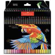 Estojo Lápis de Cor Supersoft 100 Cores Vivas - Faber-castell 210700