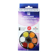 Estojo Tinta Aquarela Pastilha 36 Cores - Koh-i-noor - 1745070036