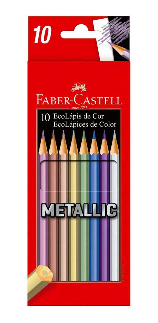 Estojo Lápis Metallic + Pastel + Supersoft - Faber-castell 120410kit