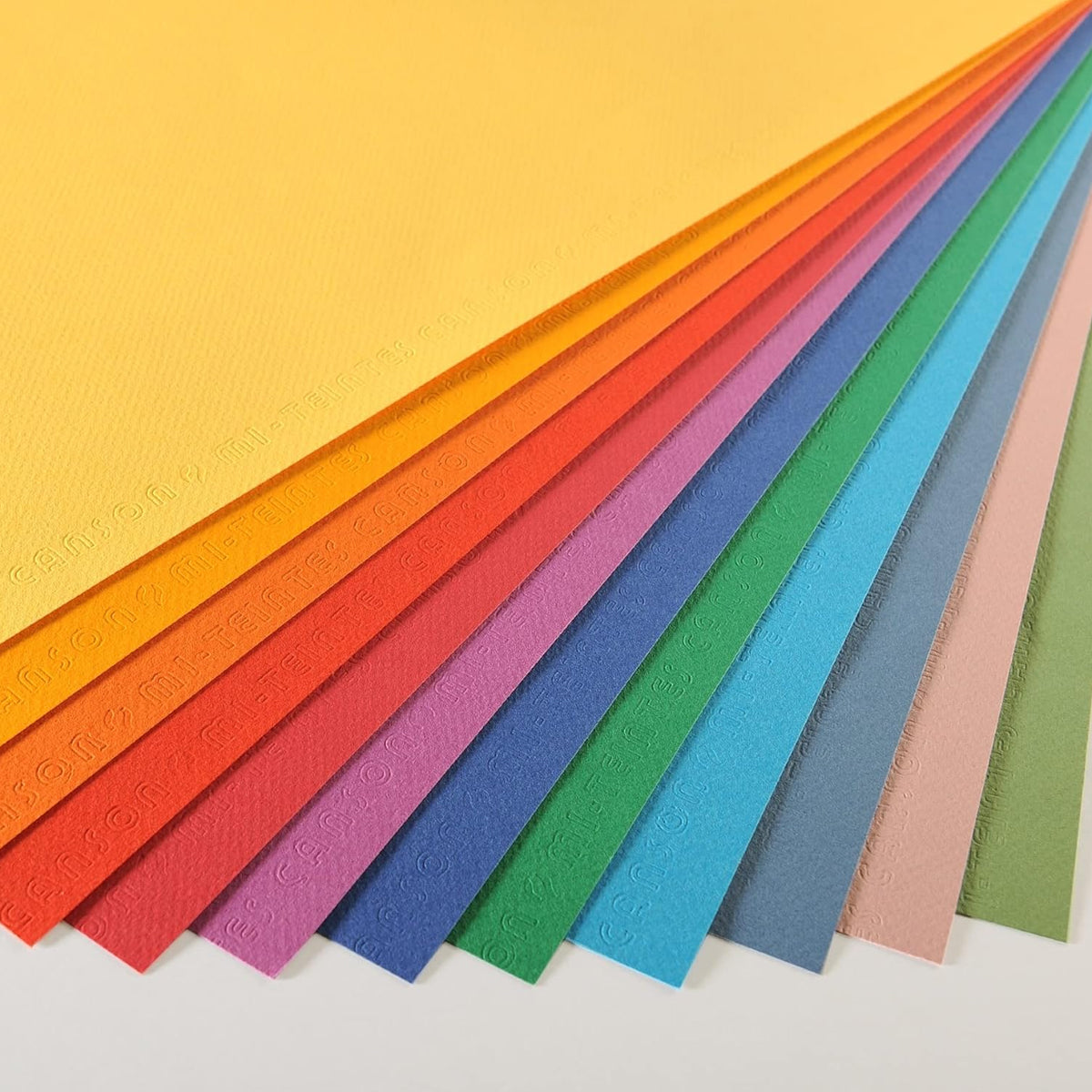 Kit de Papel Mi-teintes 160g A3 29,7x42cm com 10 Cores Vivas
