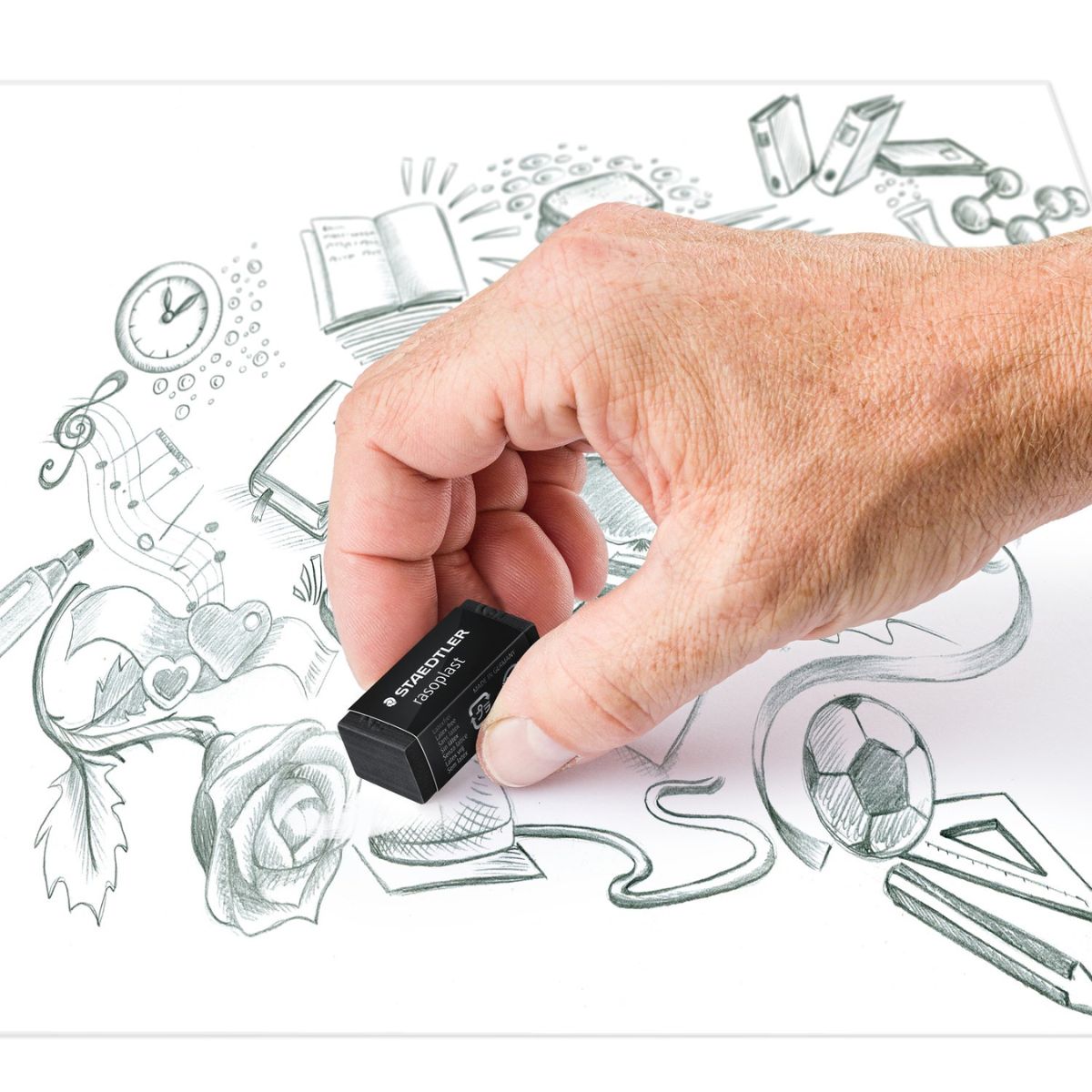 Borracha Staedtler Rasoplast Black