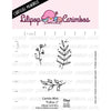 Cartela de Carimbos Folhas 2 em Fotopolímero para Artesanato e Scrapbook - Lilipop
