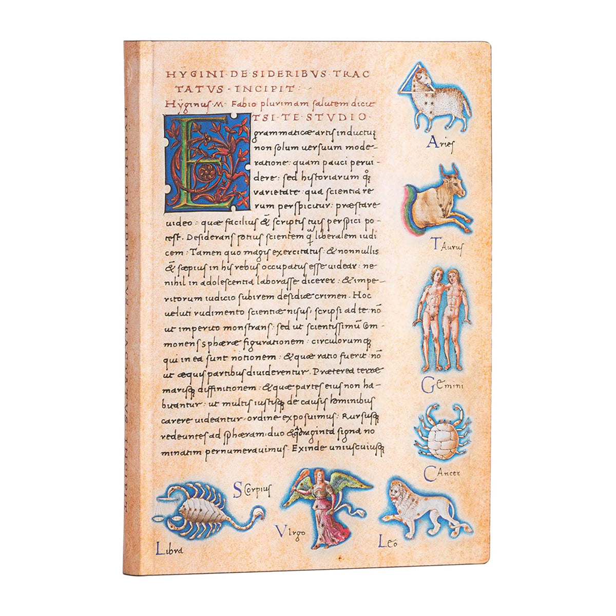 Caderno Paperblanks Astronomica Capa Flexível Ultra 100g/m² 18x23cm 176 Páginas com Pauta - Fb7287-4