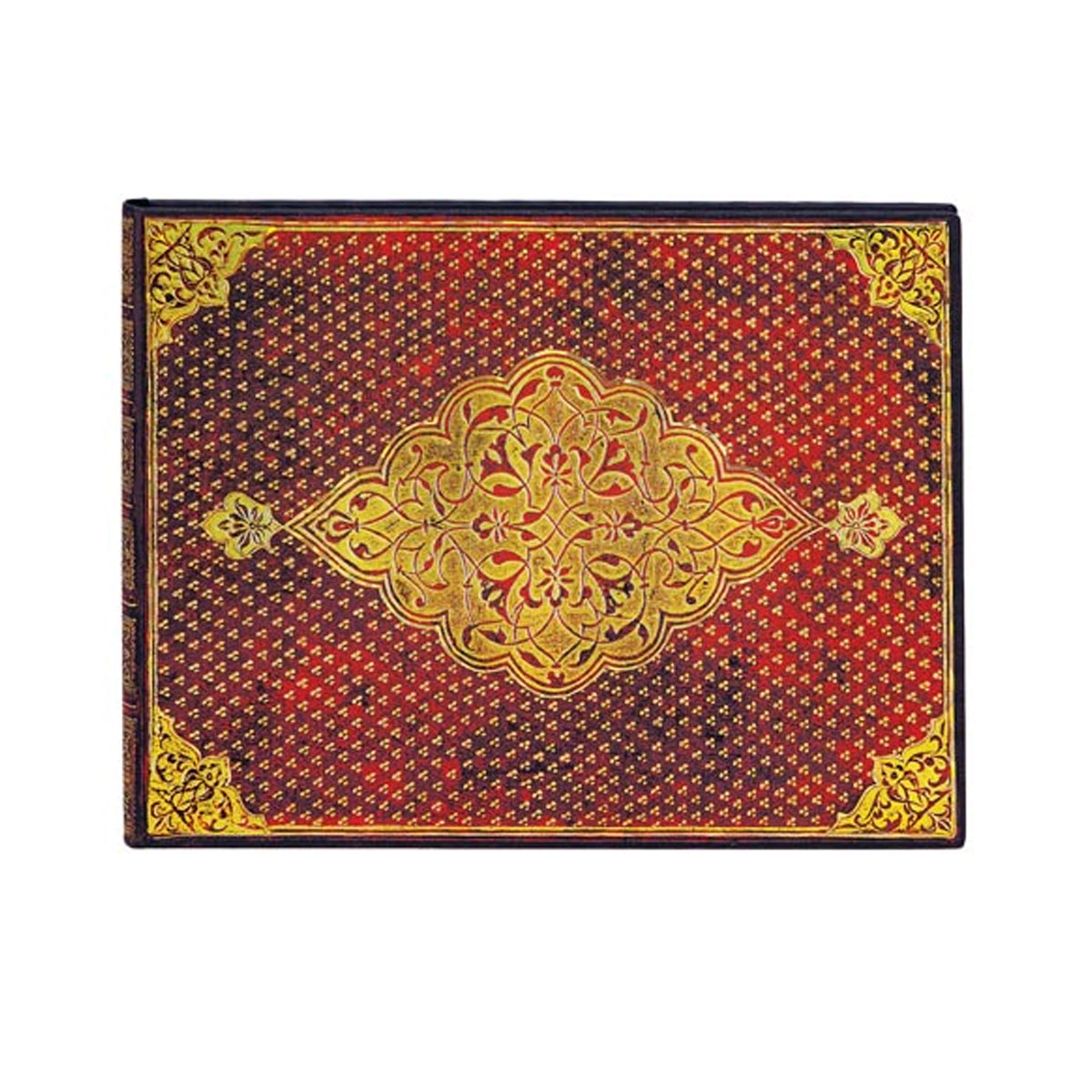 Caderno Paperblanks Golden Trefoil Capa Dura Guest 120g/m² 18x23cm 144 Páginas sem Pauta - Pb6368-1
