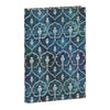 Caderno Paperblanks Blue Velvet Capa Dura Midi 120g/m² 13x18cm 144 Páginas com Pauta - Pb6384-1