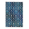 Caderno Paperblanks Blue Velvet Capa Dura Midi 120g/m² 13x18cm 144 Páginas com Pauta - Pb6384-1