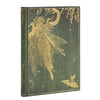 Caderno Paperblanks Olive Fairy Capa Dura Midi 120g/m² 13x18cm 144 Páginas com Pauta - Pb6505-0