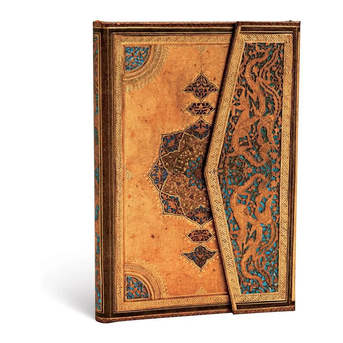 Caderno Paperblanks Safavid Capa Dura Mini 85g/m² 9,5x14cm 176 Páginas com Pauta - Pb1603-8