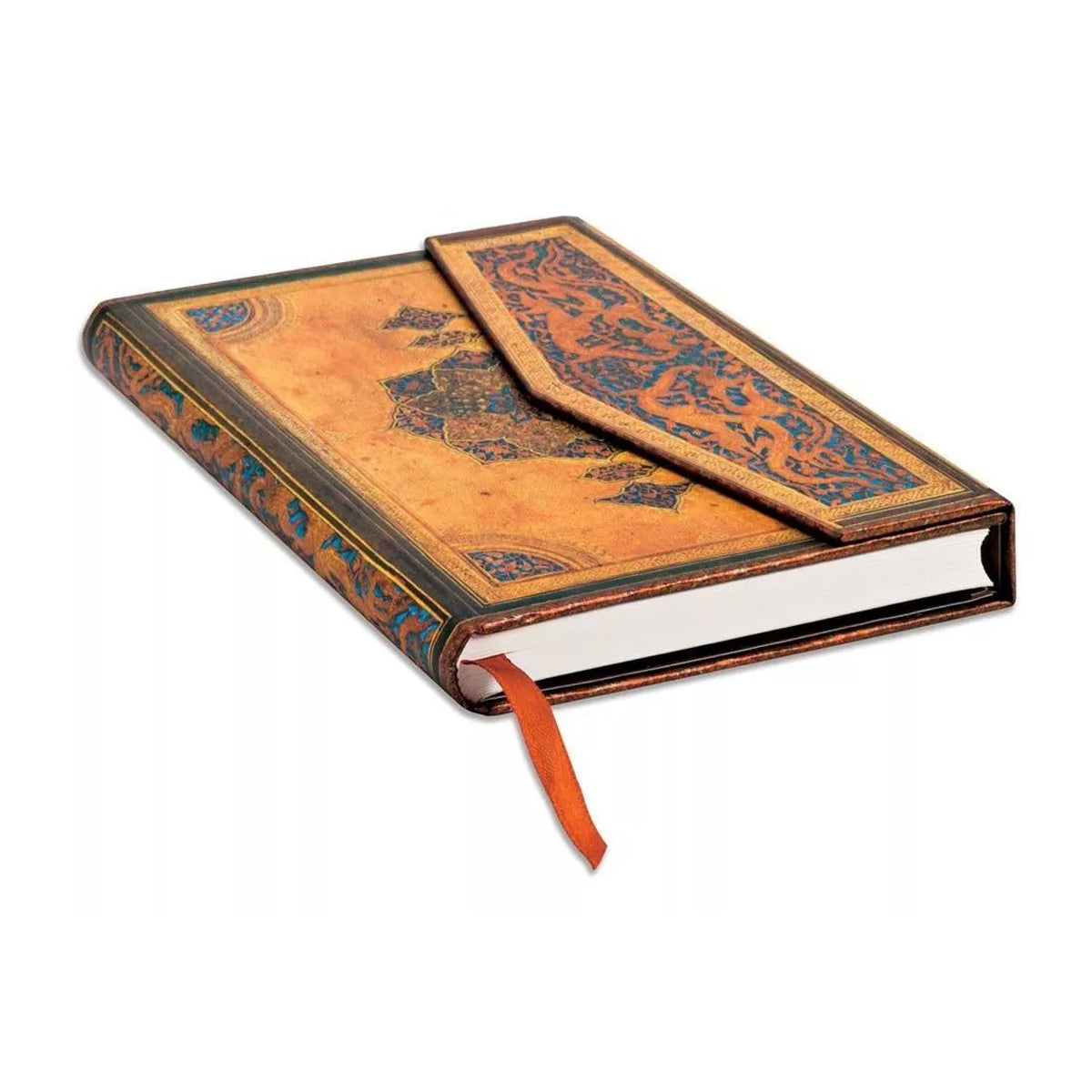 Caderno Paperblanks Safavid Capa Dura Mini 85g/m² 9,5x14cm 176 Páginas com Pauta - Pb1603-8